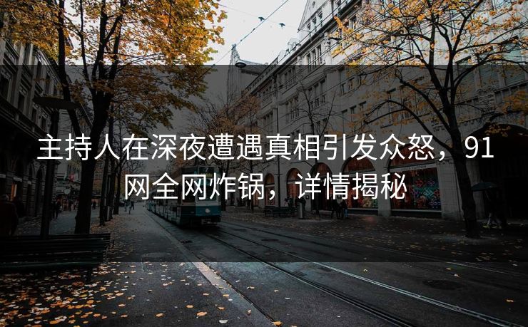 主持人在深夜遭遇真相引发众怒，91网全网炸锅，详情揭秘